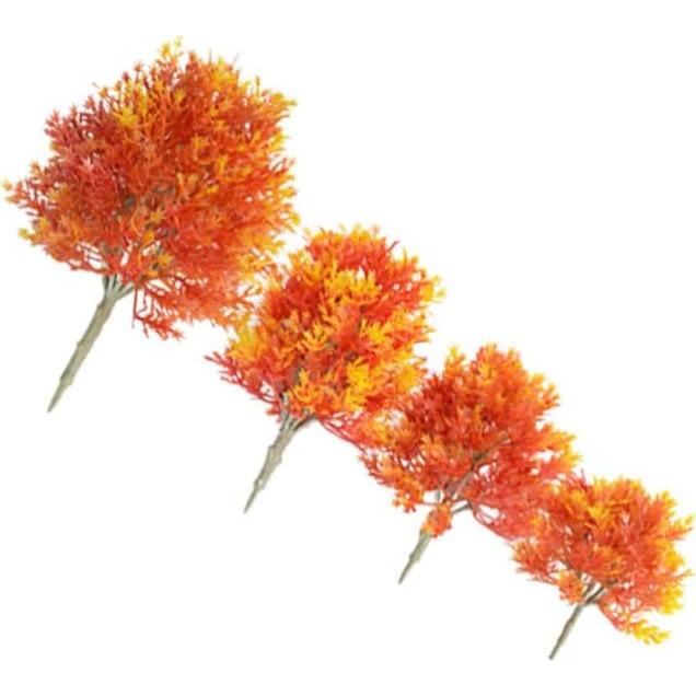 Planta Mini Árbol de Arce Artificial SUPVOX - 4 Piezas