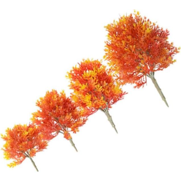 Planta Mini Árbol de Arce Artificial SUPVOX - 4 Piezas