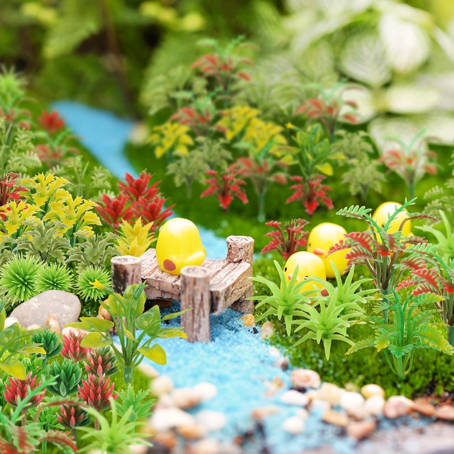 100 Mini Árboles Modelo QUOZUO para Manualidades DIY 1.5-6.1 cm