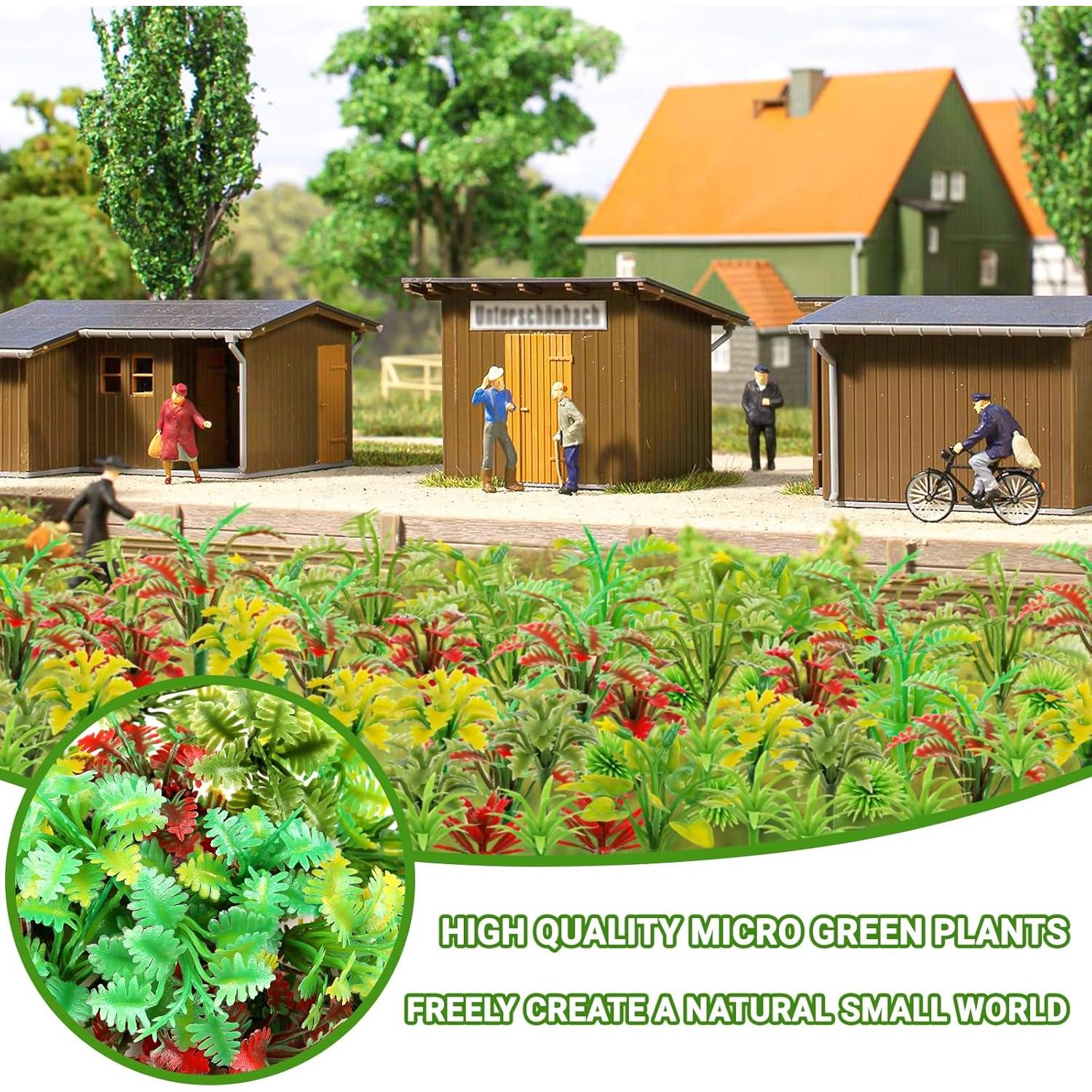 100 Mini Árboles Modelo QUOZUO para Manualidades DIY 1.5-6.1 cm