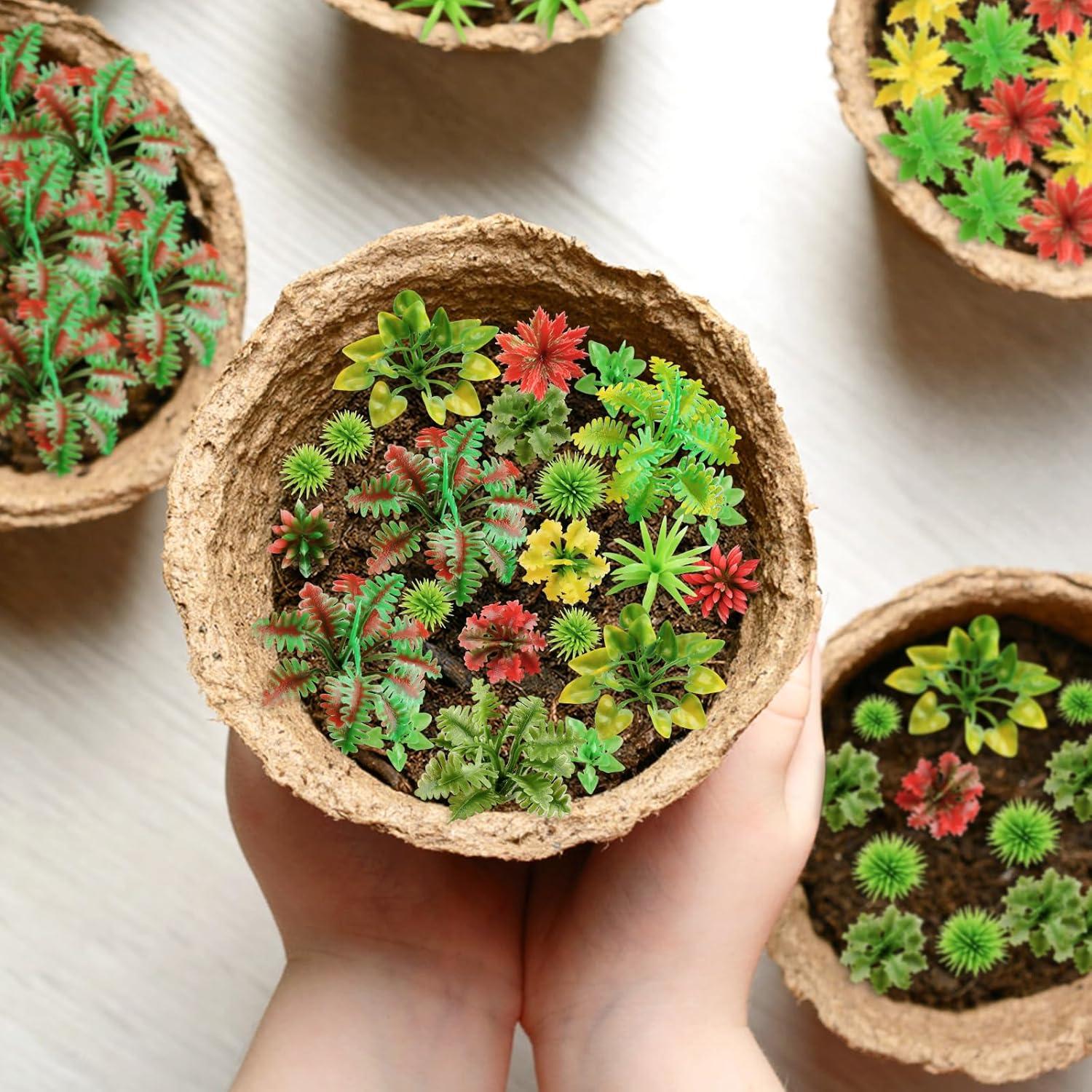 100 Mini Árboles Modelo QUOZUO para Manualidades DIY 1.5-6.1 cm