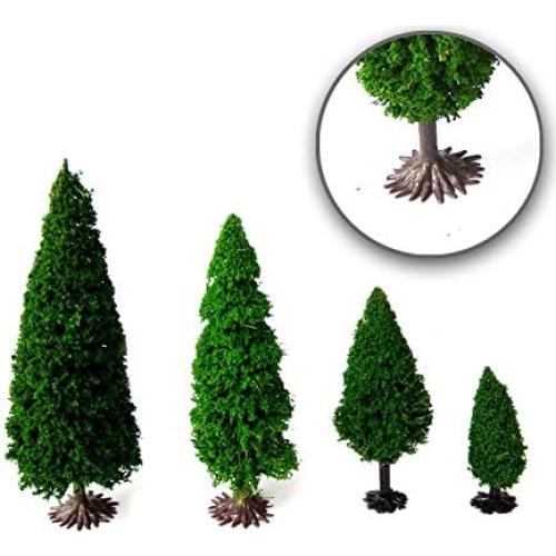 Árbol Falso Pequeño OrgMemory 19pcs 5-15 cm para Diorama