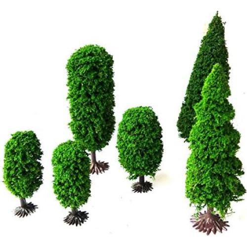 Árbol Falso Pequeño OrgMemory 19pcs 5-15 cm para Diorama