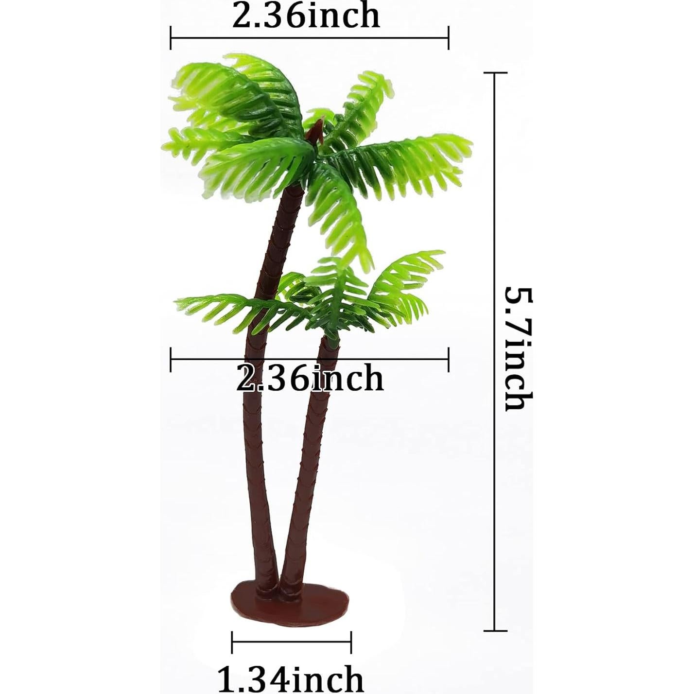 25 Piezas Árboles Artificiales de Coco YOOHUA 14.5 cm