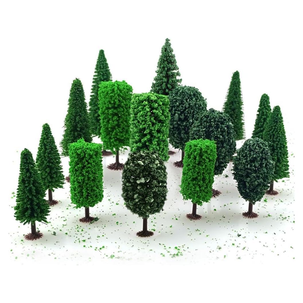 16 Árboles Modelo Mezclados FAZHBARY para Paisaje 6.6-12 cm