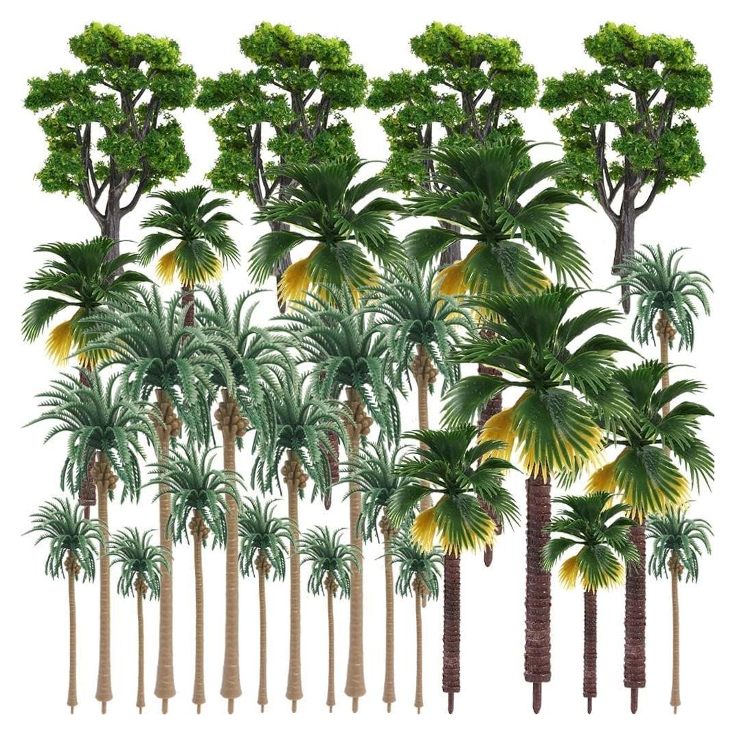 Diorama Bosque Lluvioso Tropical AnyBack 27 Árboles Miniatura