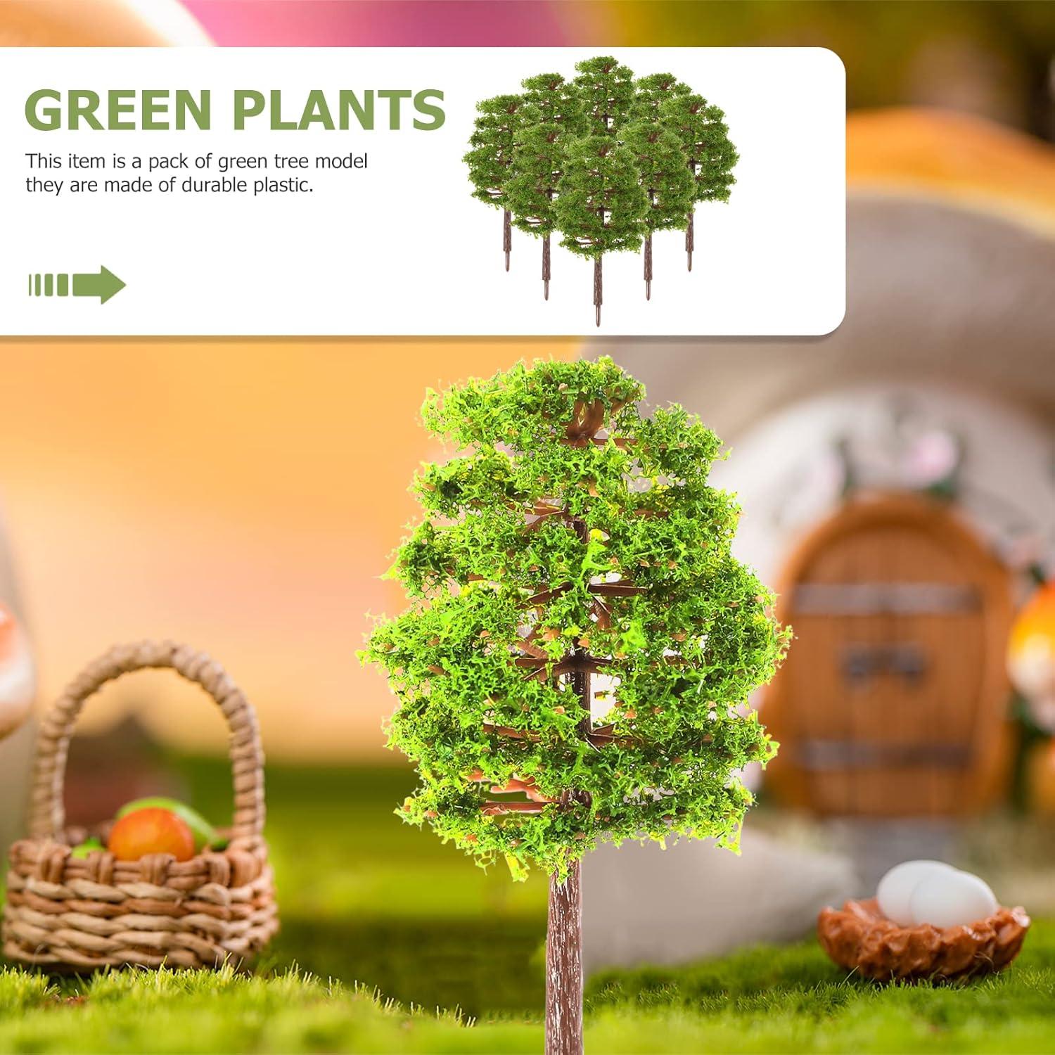 Modelo de Árboles Hechos a Mano SEWACC 20pcs 9cm