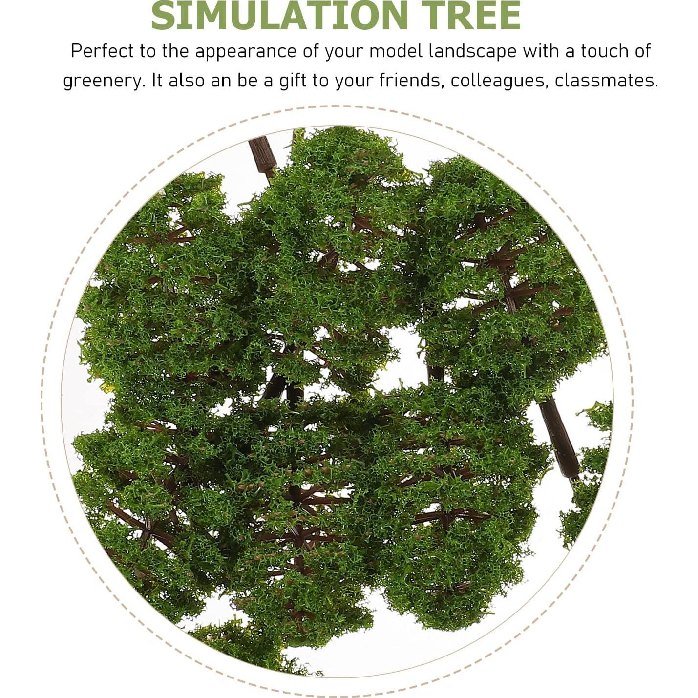 Modelo de Árboles Hechos a Mano SEWACC 20pcs 9cm