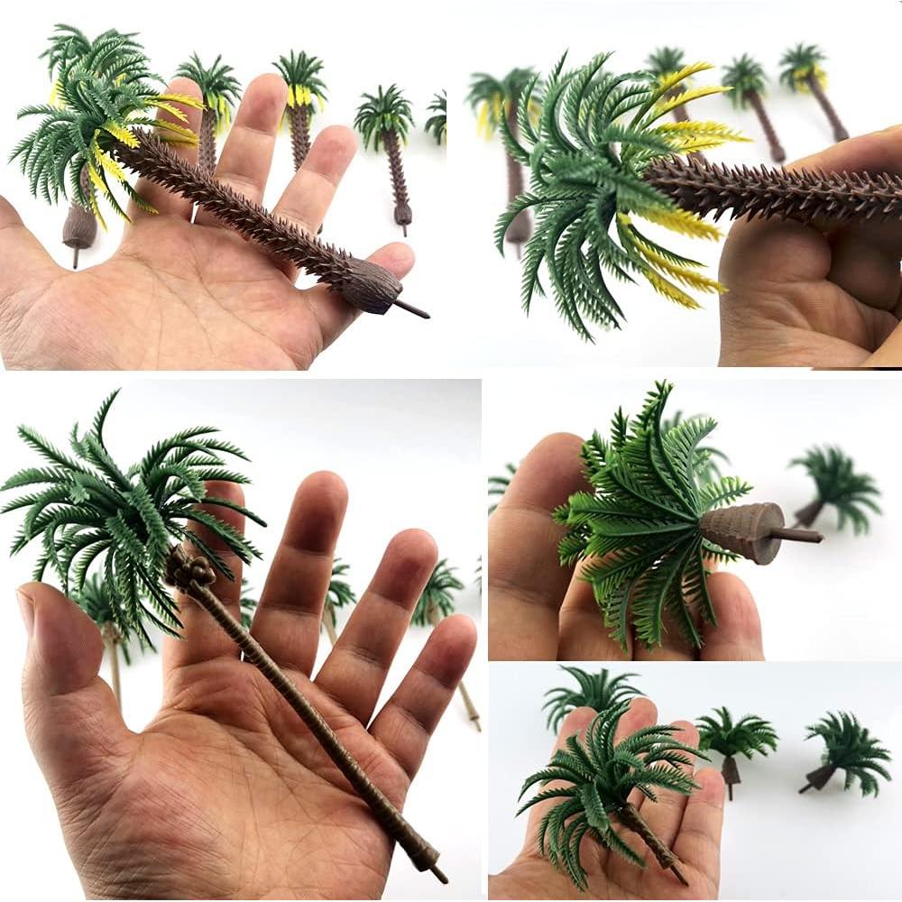 16 Piezas Árboles de Coco Tropical SaktopDeco 2.5-12cm