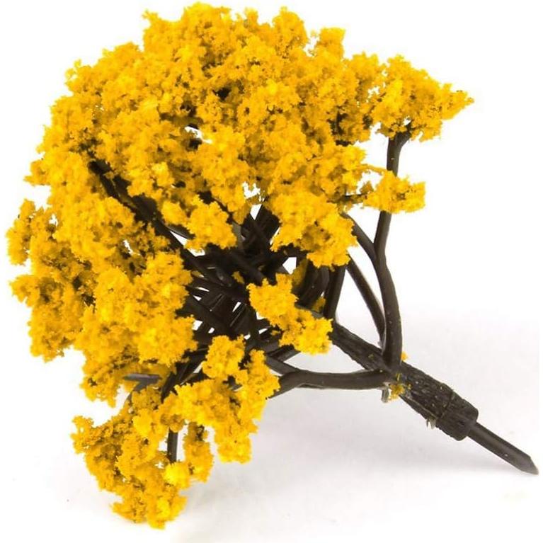 Kisangel Mini Árboles Modelo 20 Pcs 3-8 cm Naranja