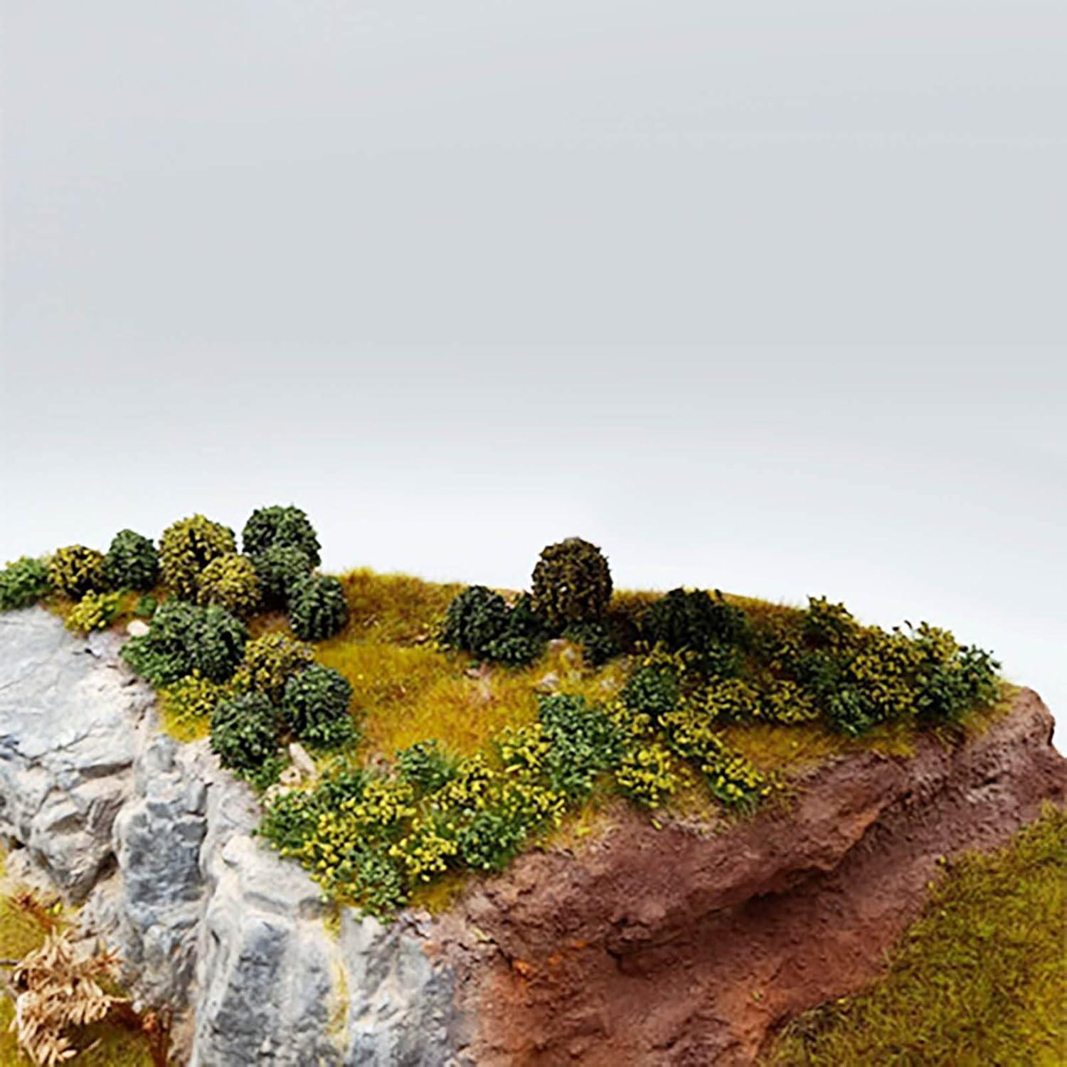 Arbustos Miniatura Evemodel para Escenografía 24 Piezas