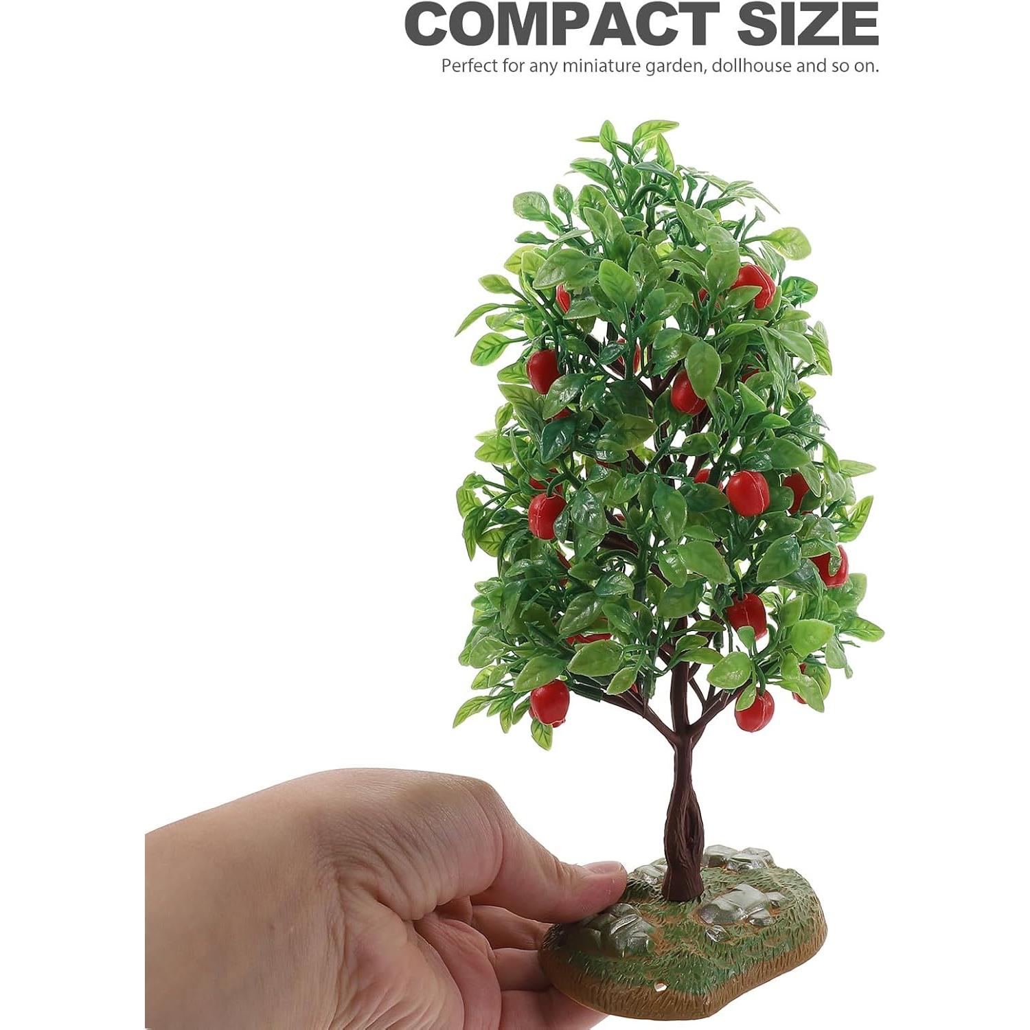 Mini Árbol Bonsái Artificial EXCEART Verde 21x10.5 cm