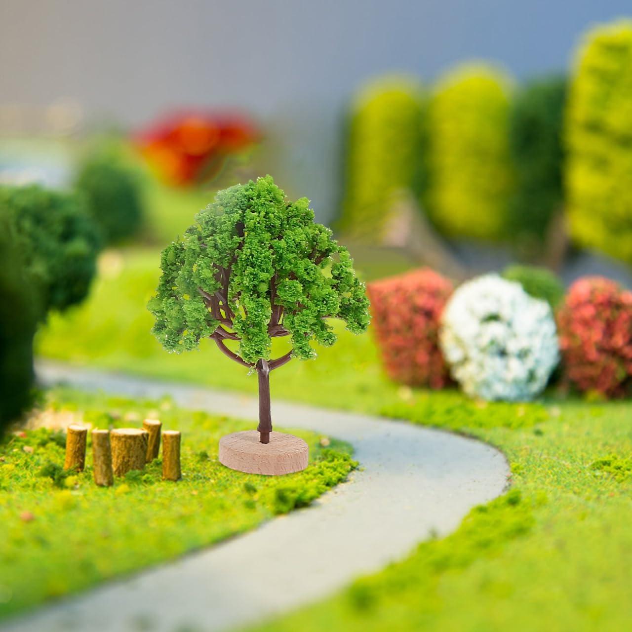 Luxshiny 5pcs Árboles de Plástico para Diorama 7,29cm