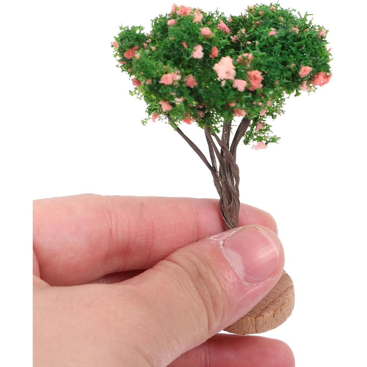 Luxshiny 5pcs Árboles de Plástico para Diorama 7,29cm