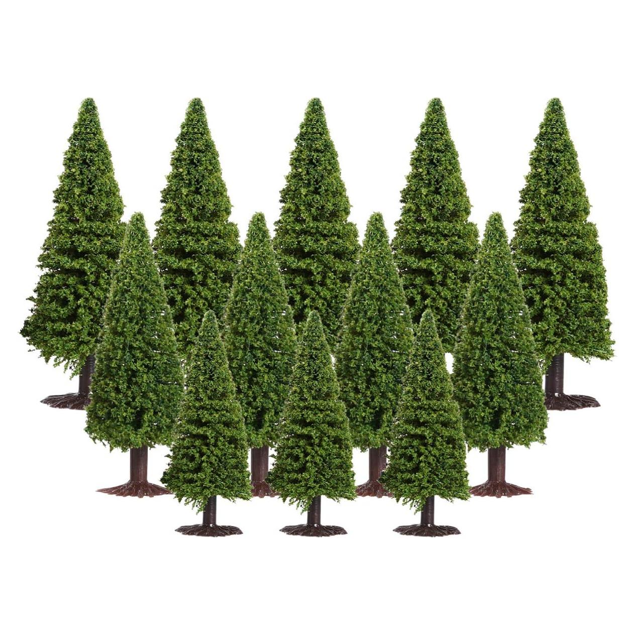 Modelo de Paisaje Miniatura VANZACK - 15 Árboles de Cedro y Pino