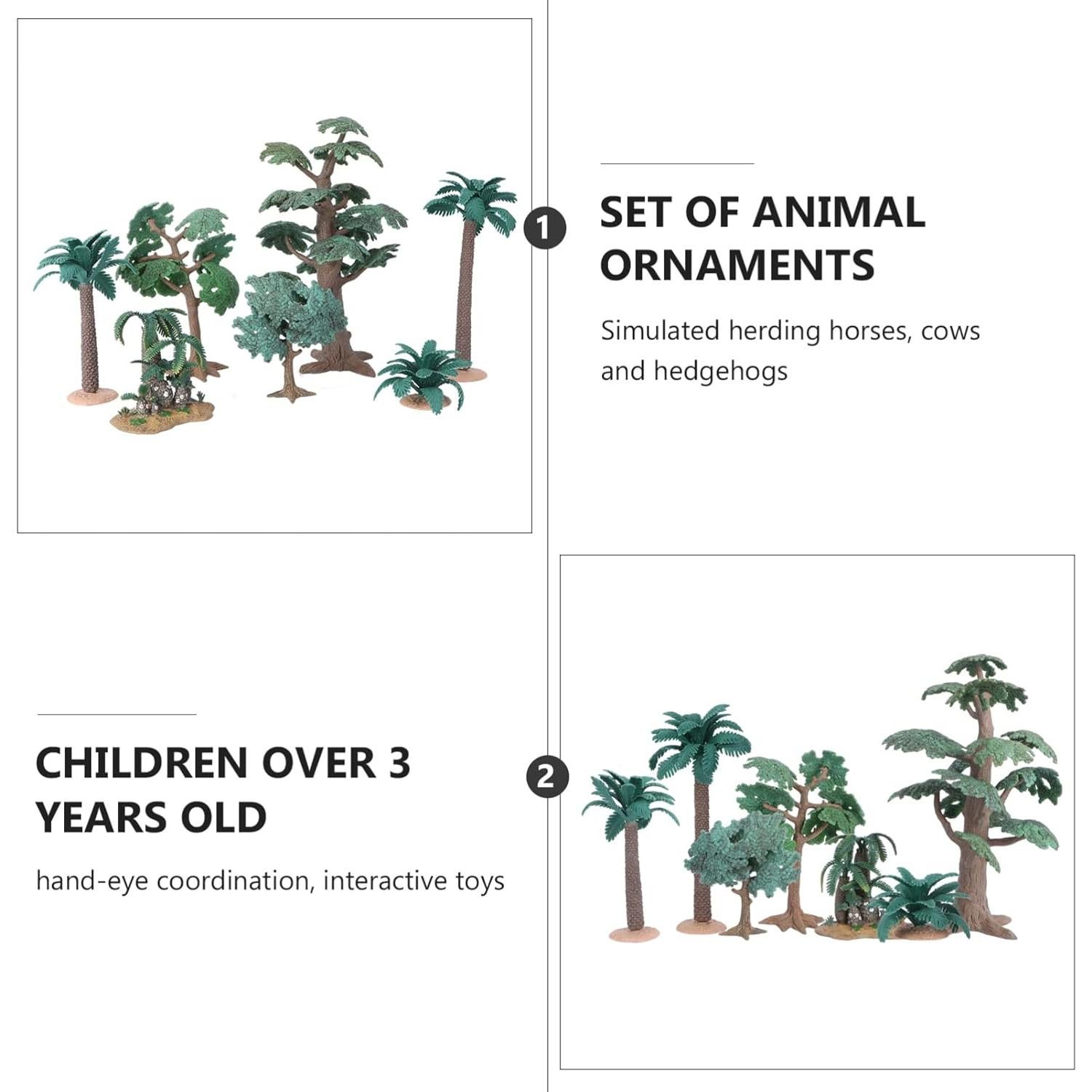 Árbol de Palma Artificial Toyvian 24x17 cm Verde Decoración