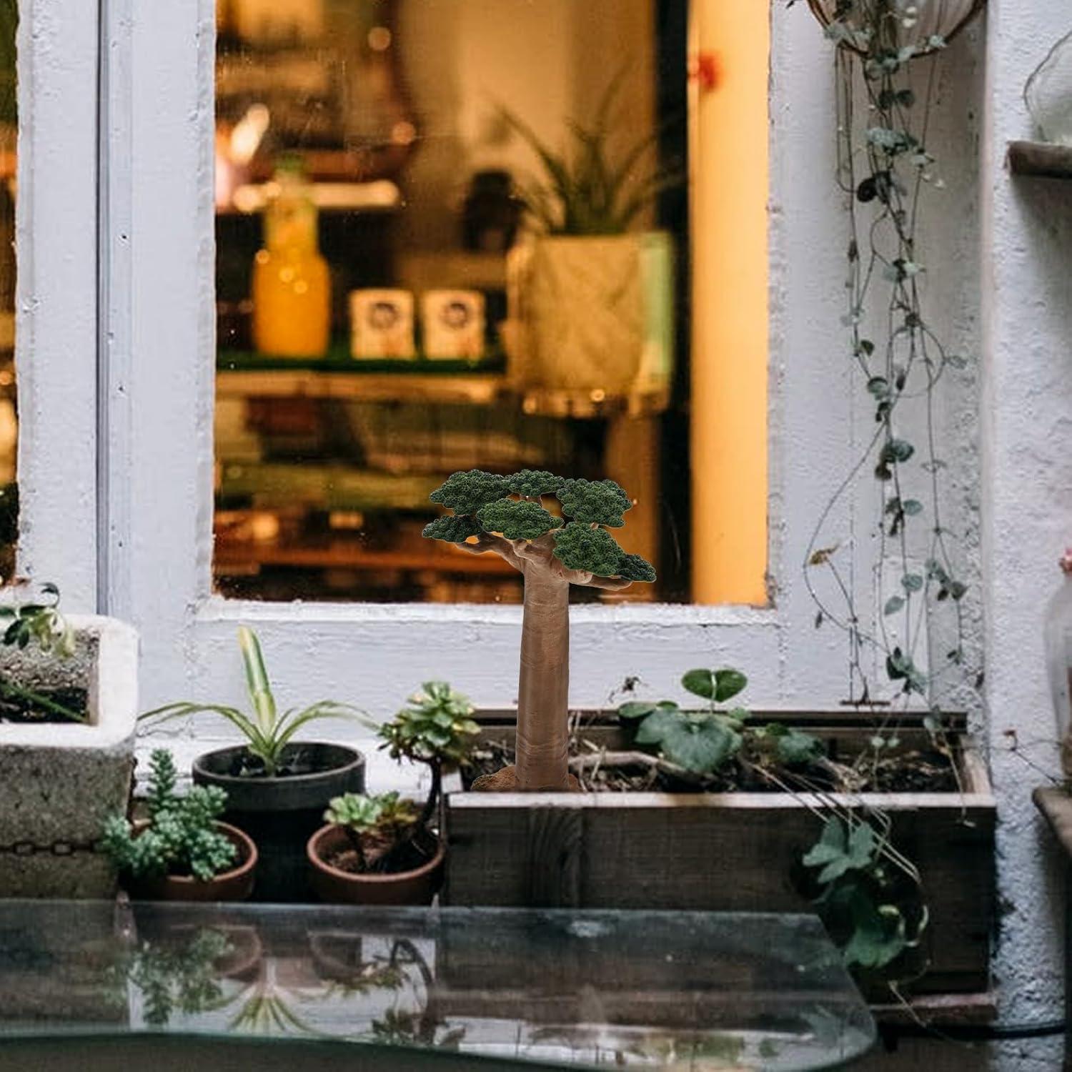 Mini árbol Baobab Garneck 10.5x6x16 cm decoración