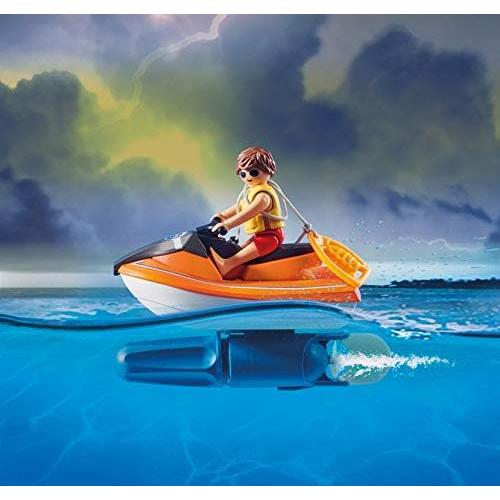 Playmobil Rescate de Tiburón y Moto de Agua 70489