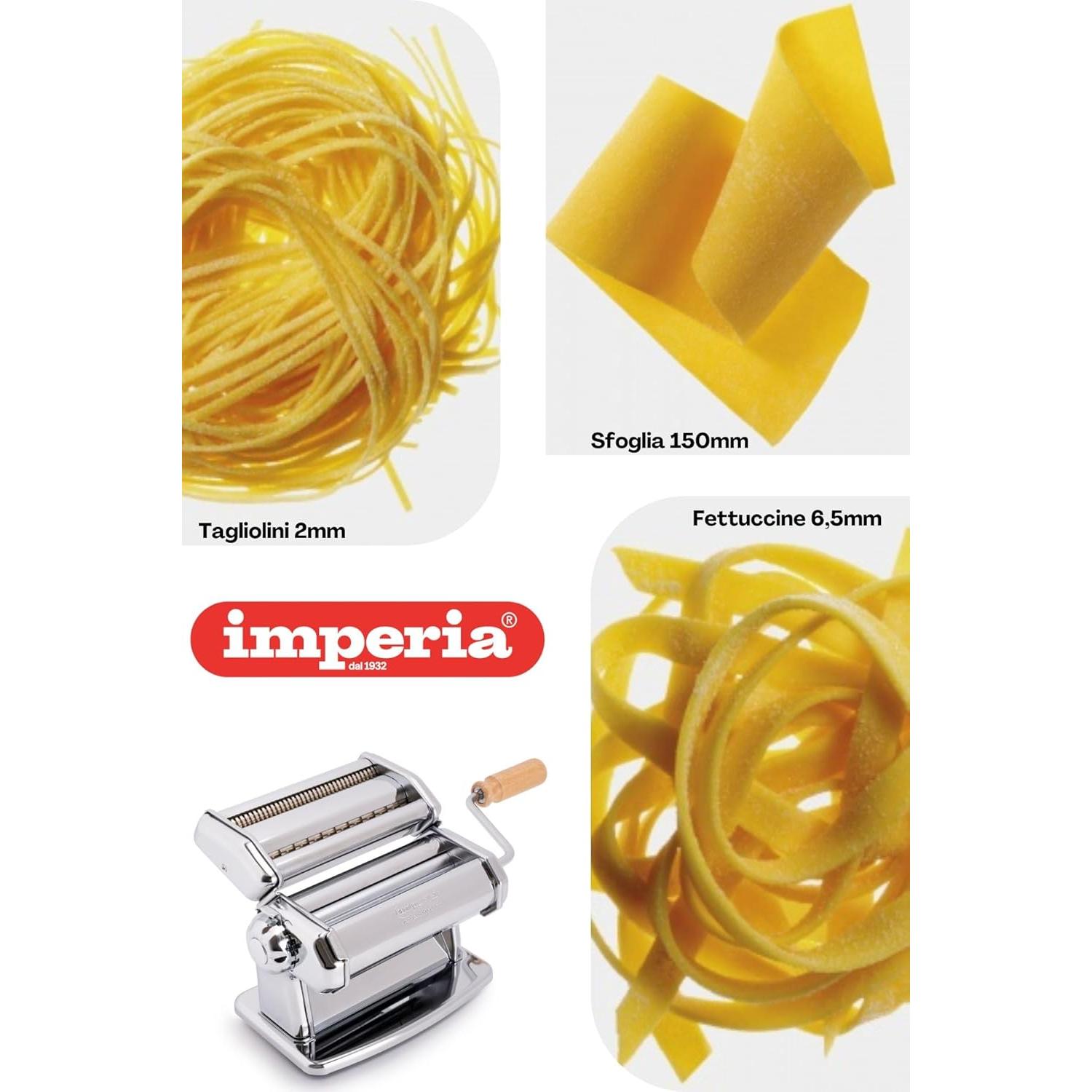 Máquina de Pasta Imperia IPasta Clásica Manual 150mm