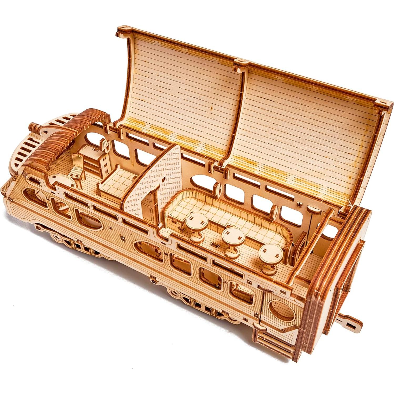 Rompecabezas 3D de Madera Wood Trick Atlantic Express 1.88 kg