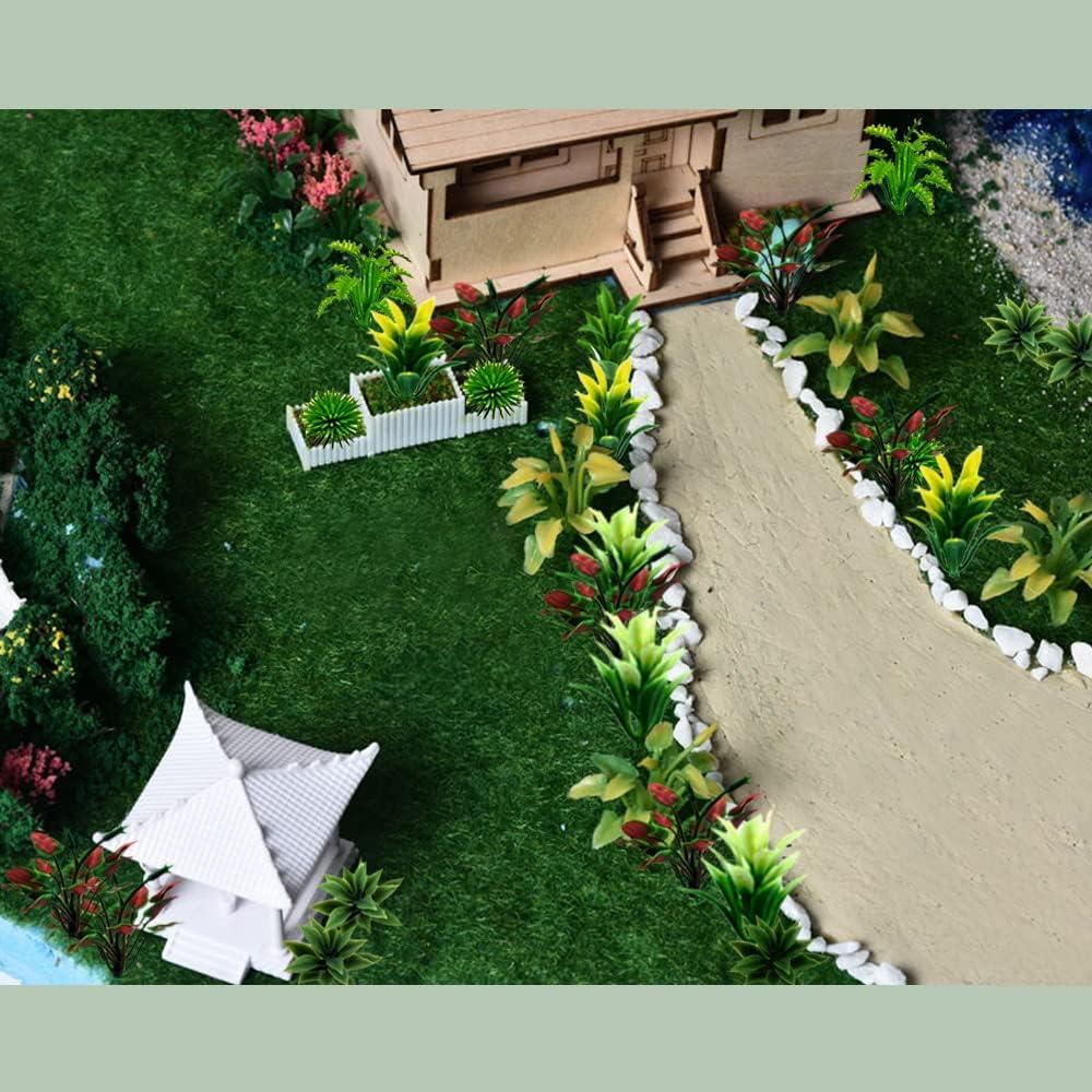 120 Árboles Miniatura SaktopDeco para Diorama y Jardín