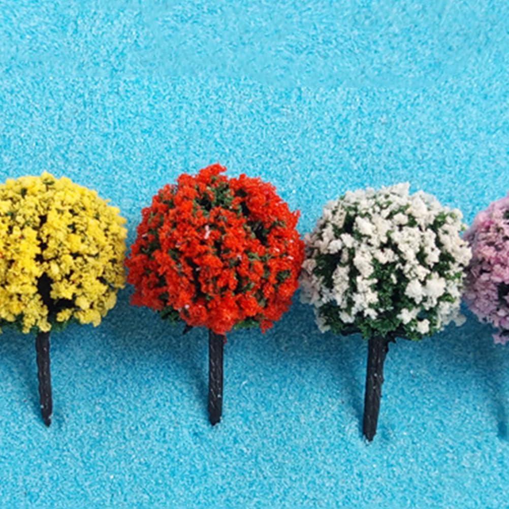 24 Árboles de Flores Miniatura Hemoton para Jardín y Decoración