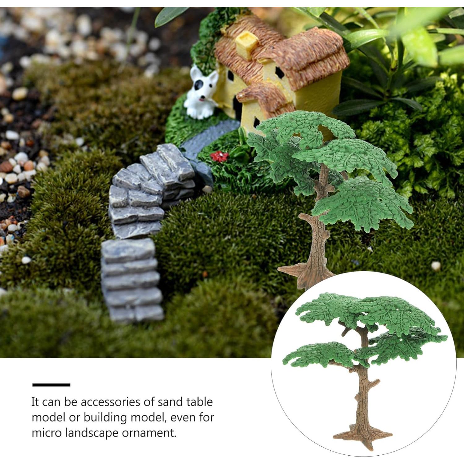 Árboles Falsos DOITOOL Miniatura Ciprés 10.5 cm 3 Pcs