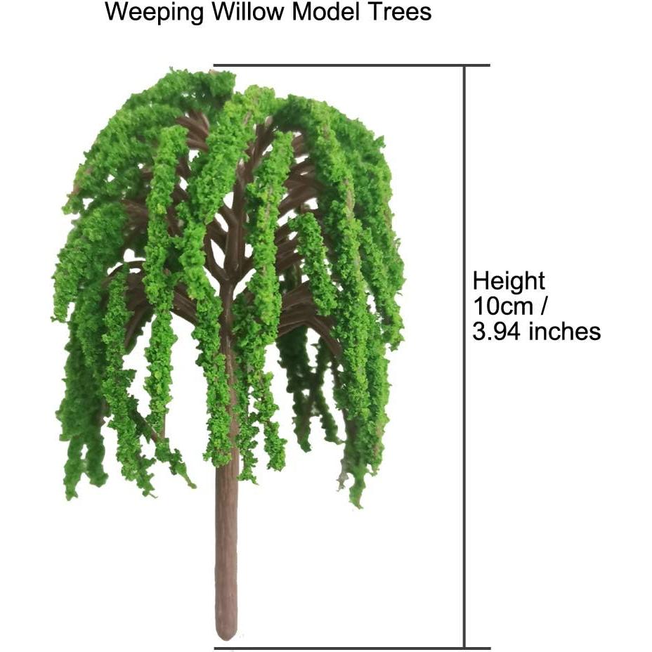 Miniatura Árboles Plásticos AmyBy 18 Figuras Diorama Selva