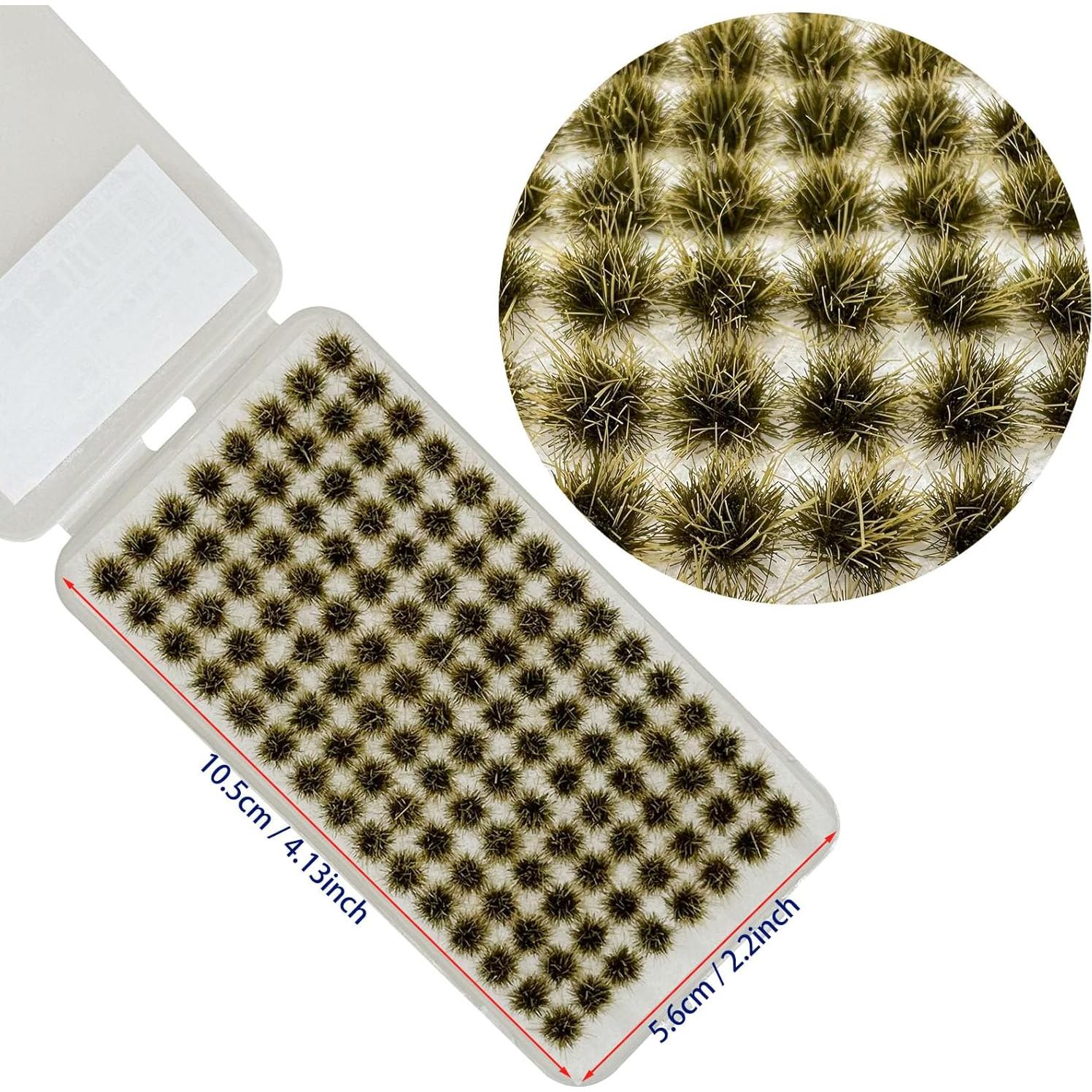 Kit 208 PCS Mechones de Hierba Estática Attuslla Verde