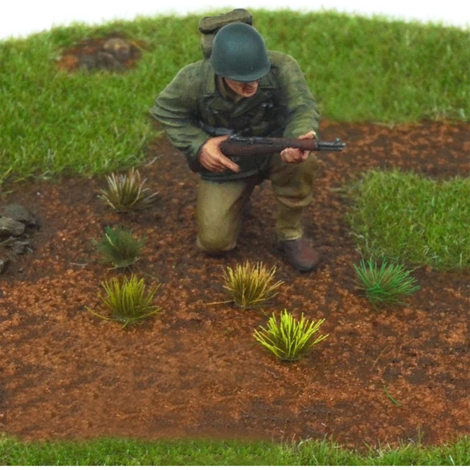 Kit 208 PCS Mechones de Hierba Estática Attuslla Verde