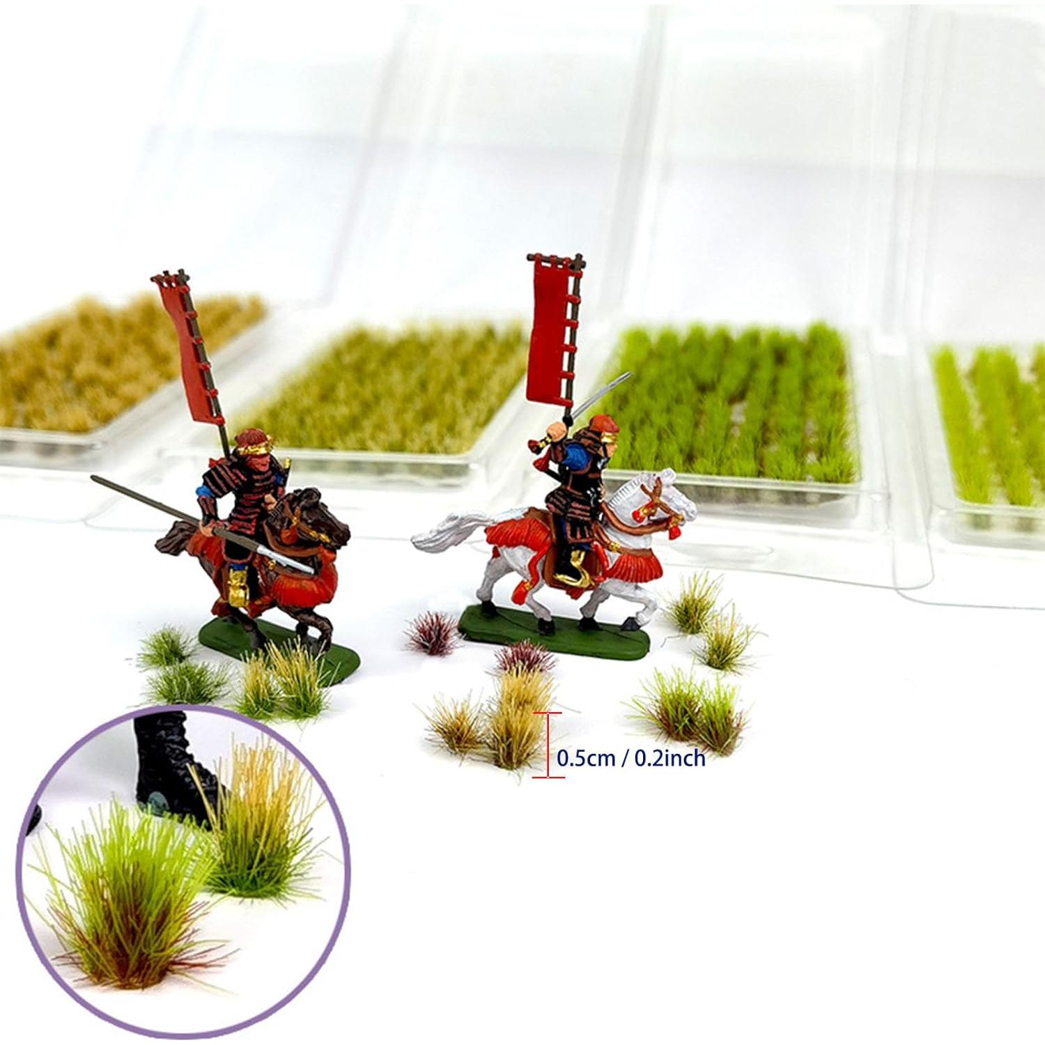 Kit 208 PCS Mechones de Hierba Estática Attuslla Verde