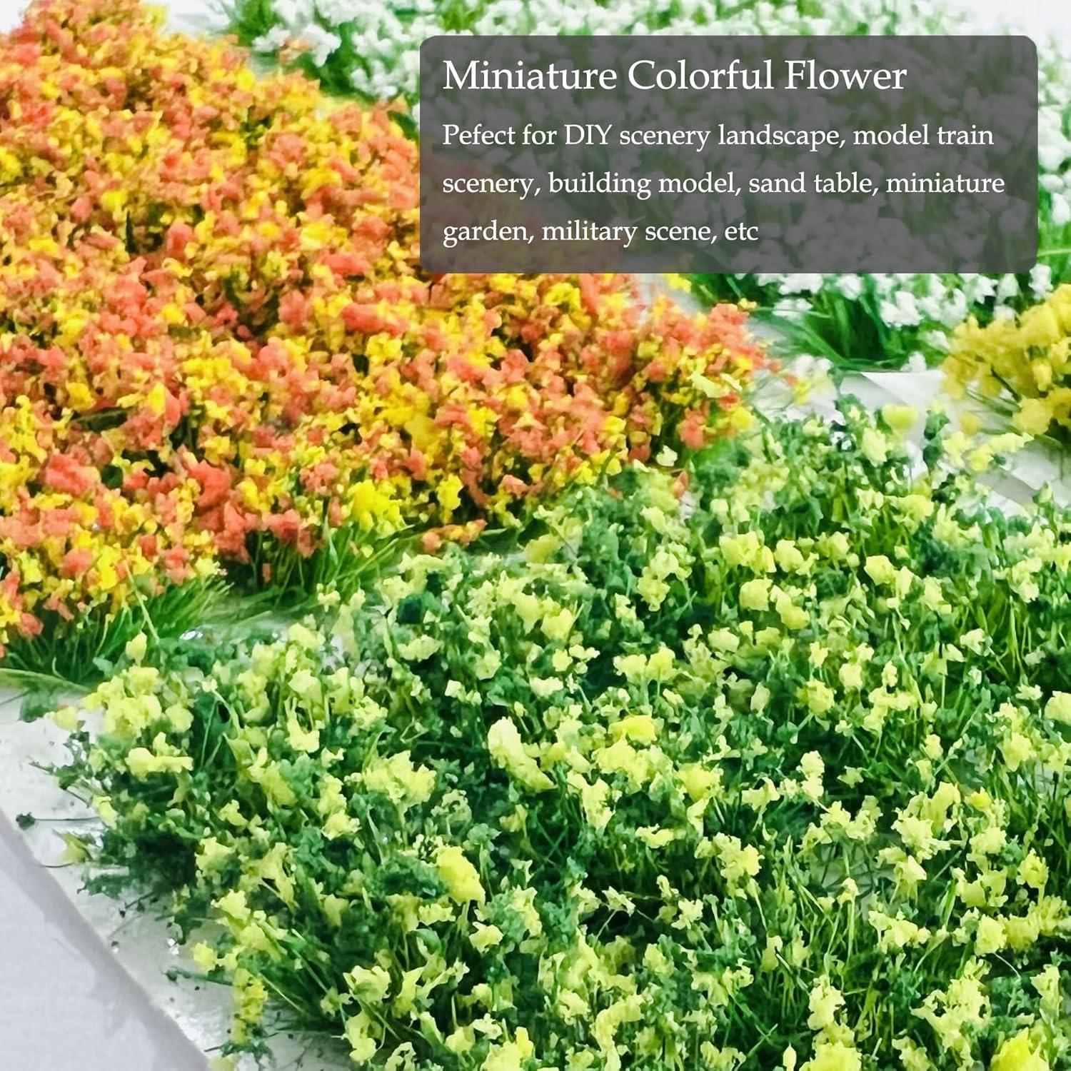 Tufts de Flores Estáticas Woohome 112 PCS para Paisajismo