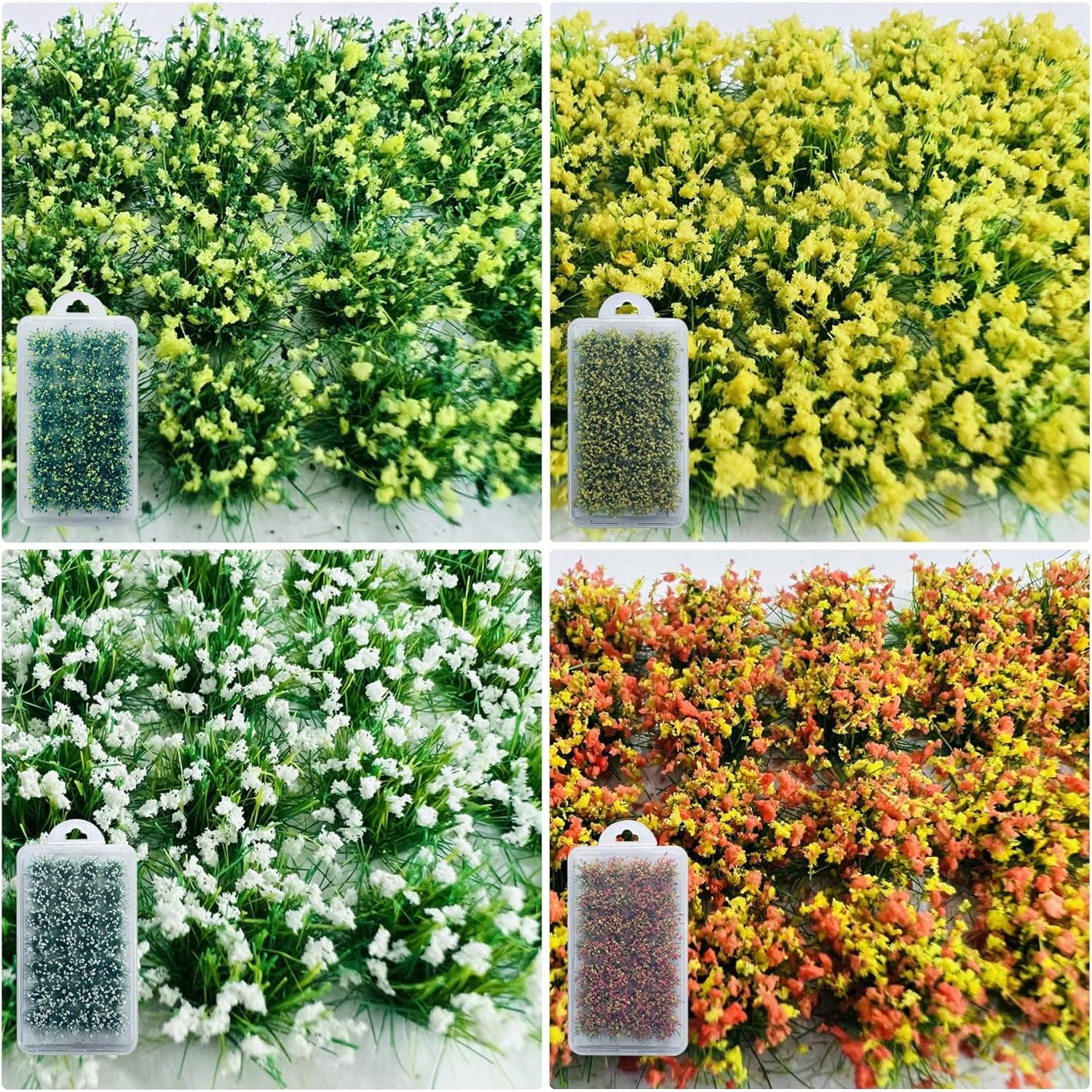 Tufts de Flores Estáticas Woohome 112 PCS para Paisajismo