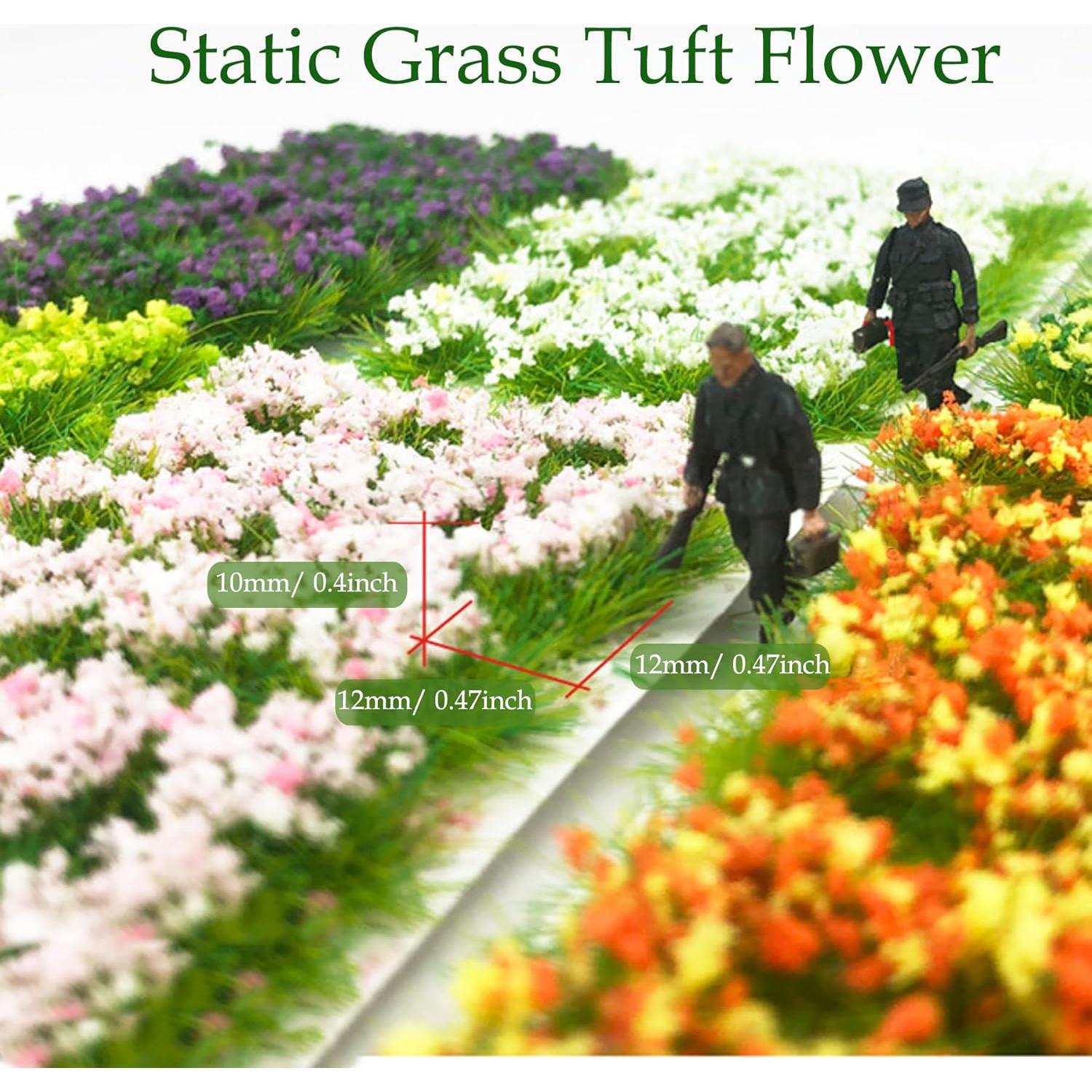 Tufts de Flores Estáticas Woohome 112 PCS para Paisajismo