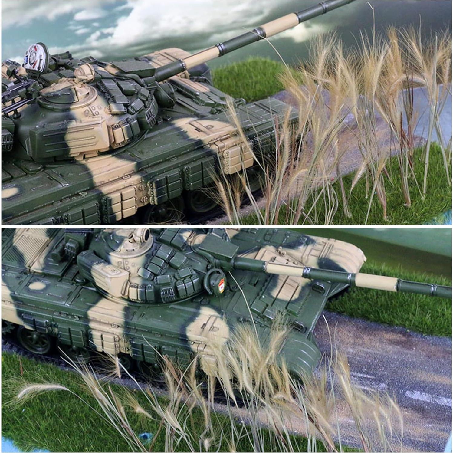 Woohome 2 Cajas Césped Estático Miniatura Trigo para Dioramas