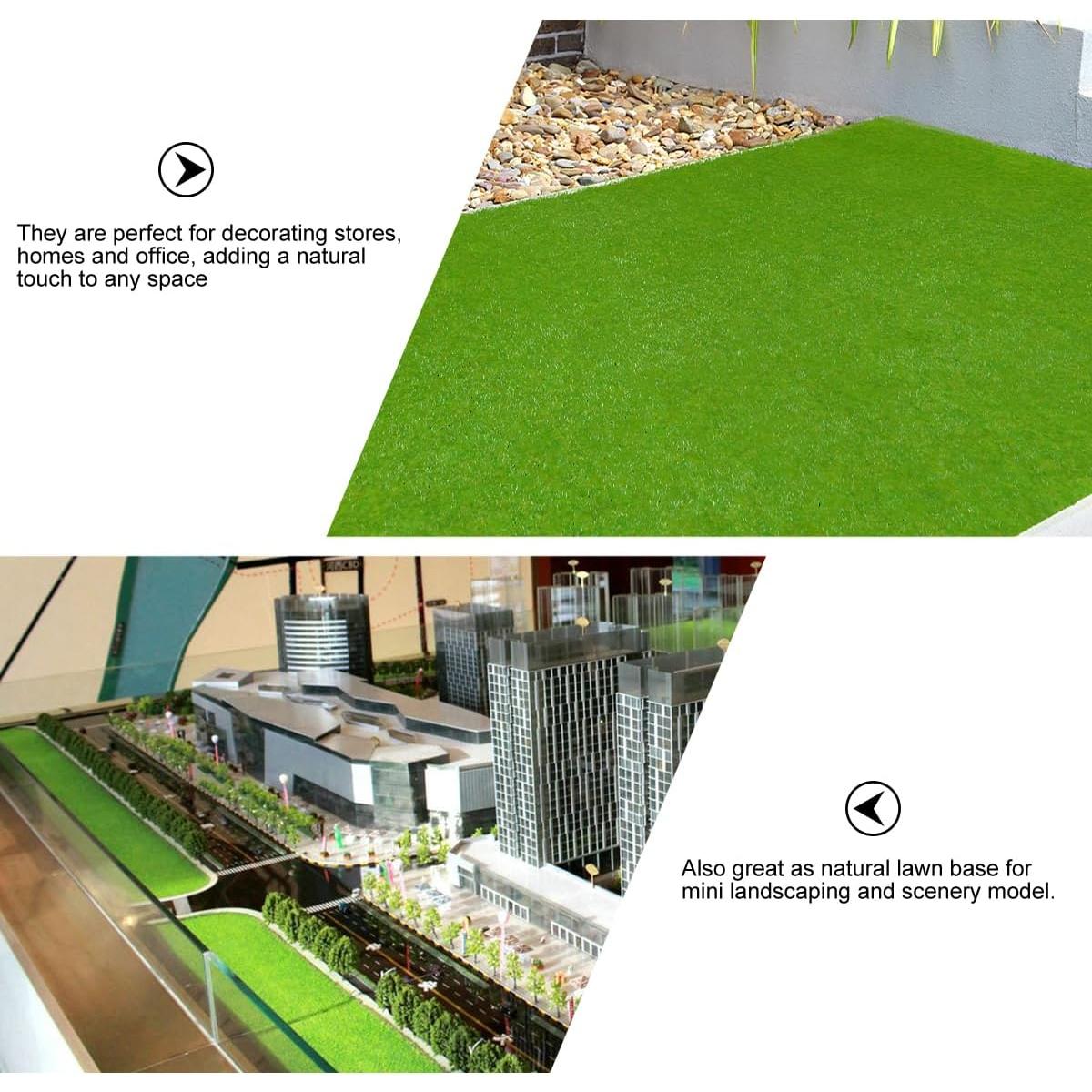 Alfombra de Césped Artificial Housoutil 99.8x34.9 cm Verde