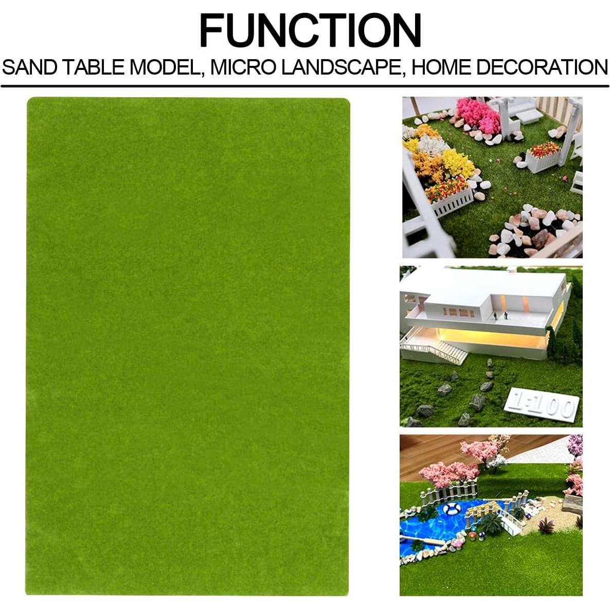 Alfombra de Césped Artificial Housoutil 99.8x34.9 cm Verde