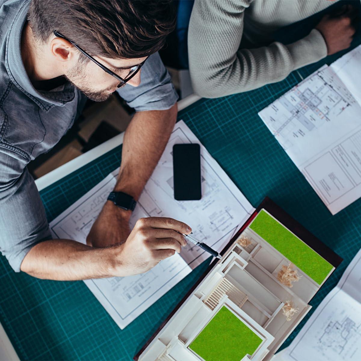 Alfombra de Césped Artificial Housoutil 99.8x34.9 cm Verde