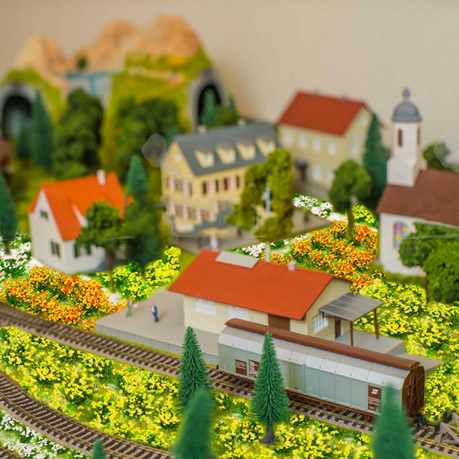 80 Pcs Flores Miniatura Autoadhesivas Warmtree para Diorama