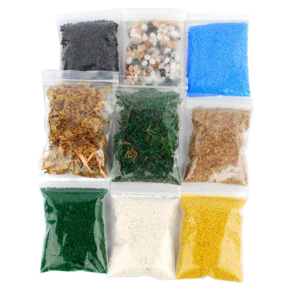 Kit de Paisajismo NWFashion 300g - Piedra, Nieve, Hierba