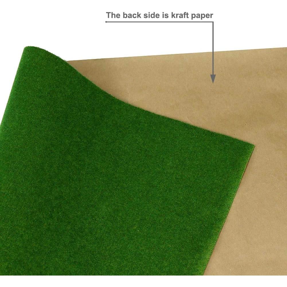 Alfombra de Césped Artificial Evemodel 100x250cm Verde Oscuro