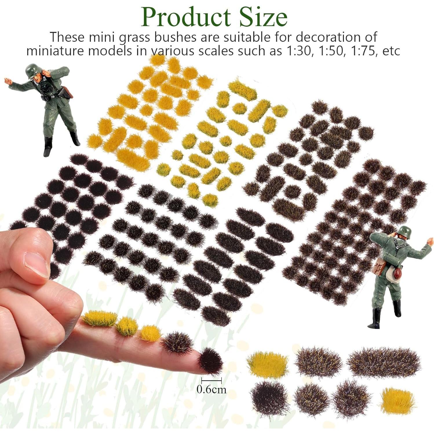 234 Mechones de Hierba Estática CraftyDream Multicolor