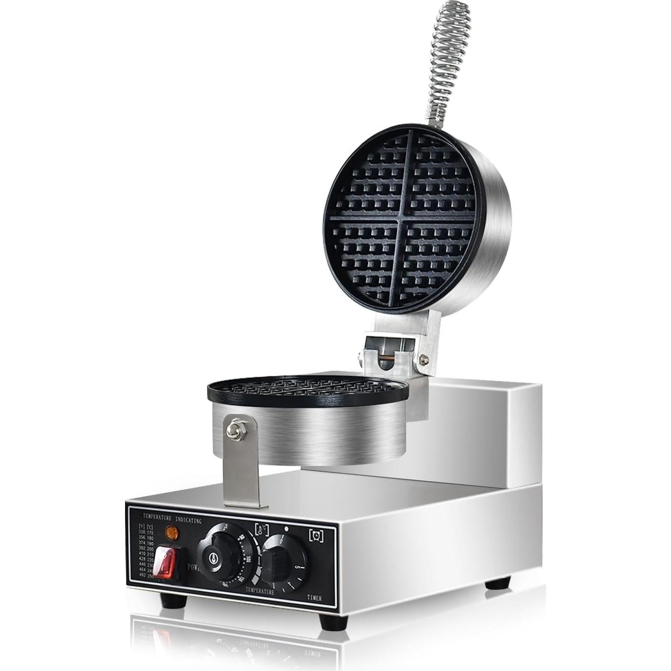 Máquina de Waffles Comercial AEYDJXMER 1300W No Pegajosa