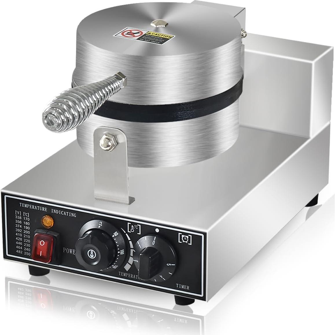 Máquina de Waffles Comercial AEYDJXMER 1300W No Pegajosa