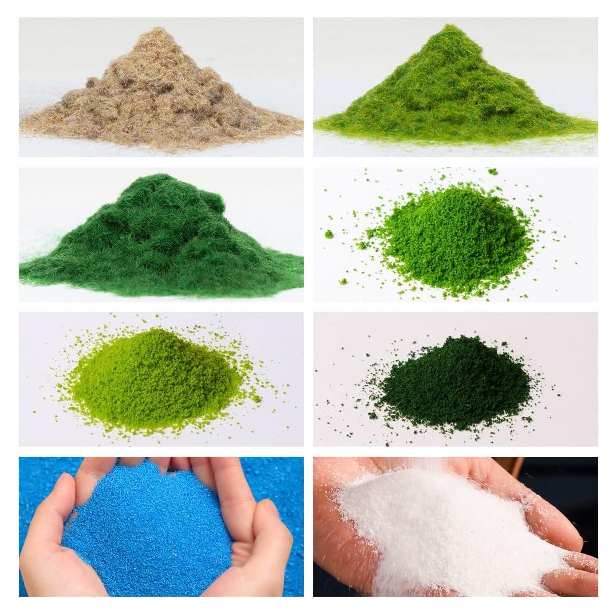 Kit de Material para Dioramas LONCESS 300g - Hierba y Arena