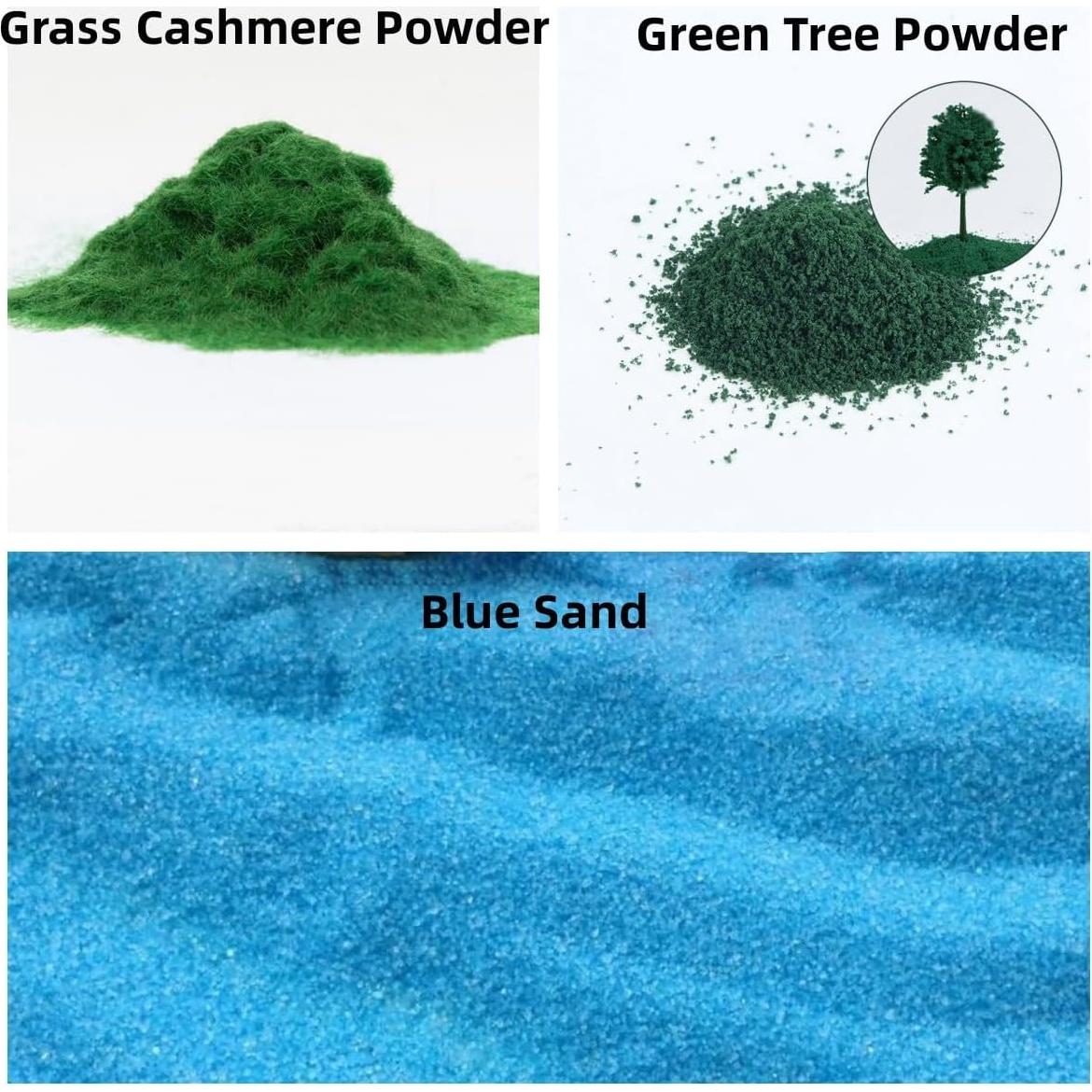 Kit de Material para Dioramas LONCESS 300g - Hierba y Arena