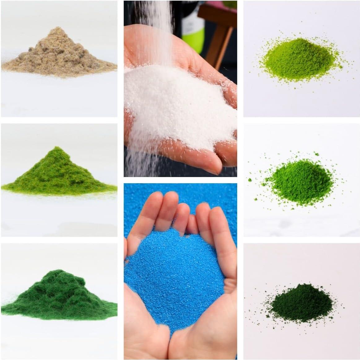 Kit de Material para Dioramas LONCESS 300g - Hierba y Arena