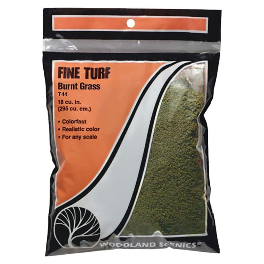 Turf Fino de Hierba Quemada Woodland Scenics 10x10 cm