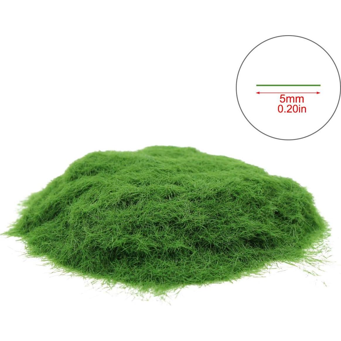 Césped Estático Evemodel 4x35g 5mm Verde para Modelismo