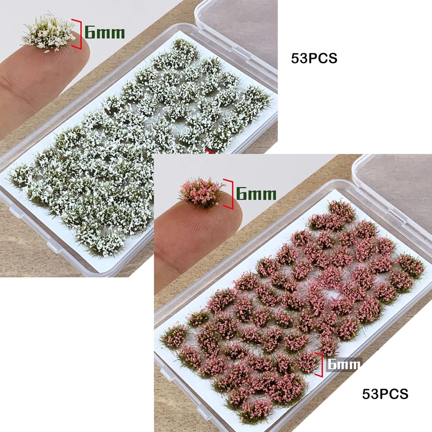 Cayway 106 PCS Mechones de Hierba Artificial para Diorama